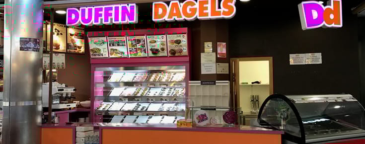A Dunkin’ Donuts Ripoff Called Duffin Dagels Seriously Exists