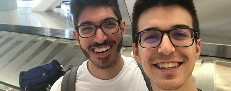 Jorge Came to the USA to Visit Me!
