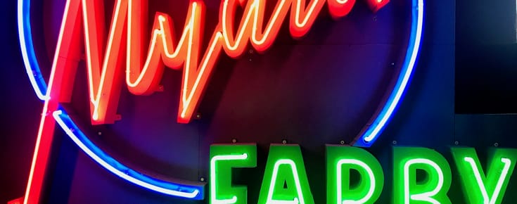 The Neon Museum in Warsaw, Poland Was Lit