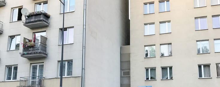 The Keret House in Warsaw is the Narrowest House in the World