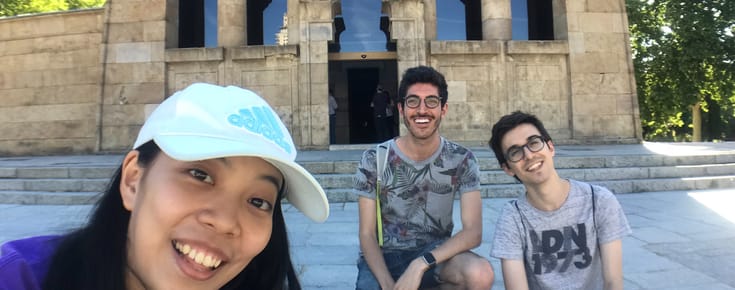 Exploring the Egyptian Templo de Debod in Madrid, Spain