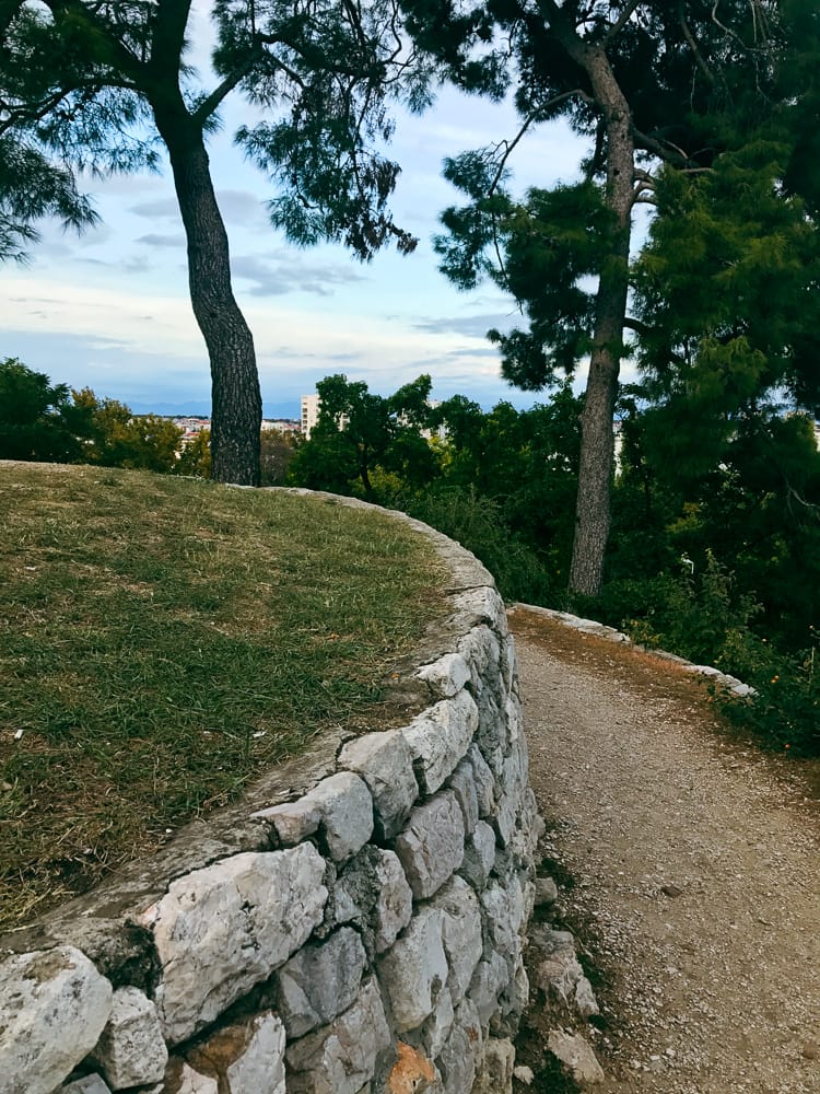 Queen Jelena Park in Zadar, Croatia