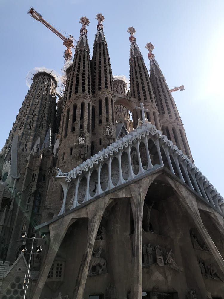 Construction of La Sagrada Familia