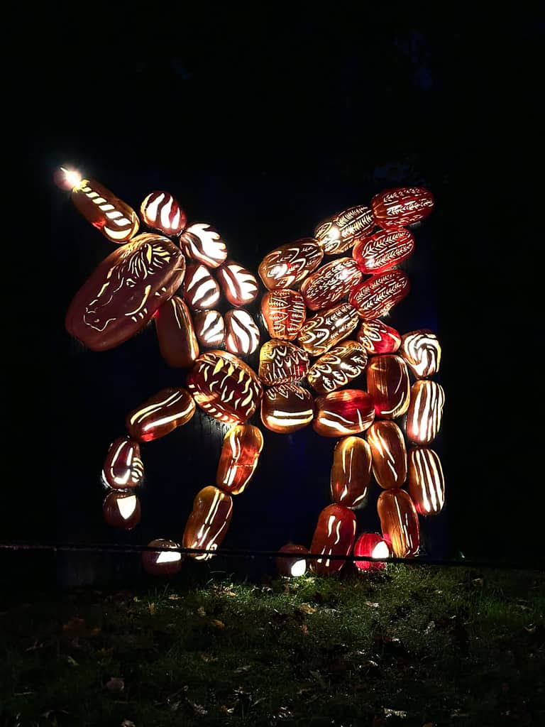 Unicorn at the Great Jack O'Lantern Blaze