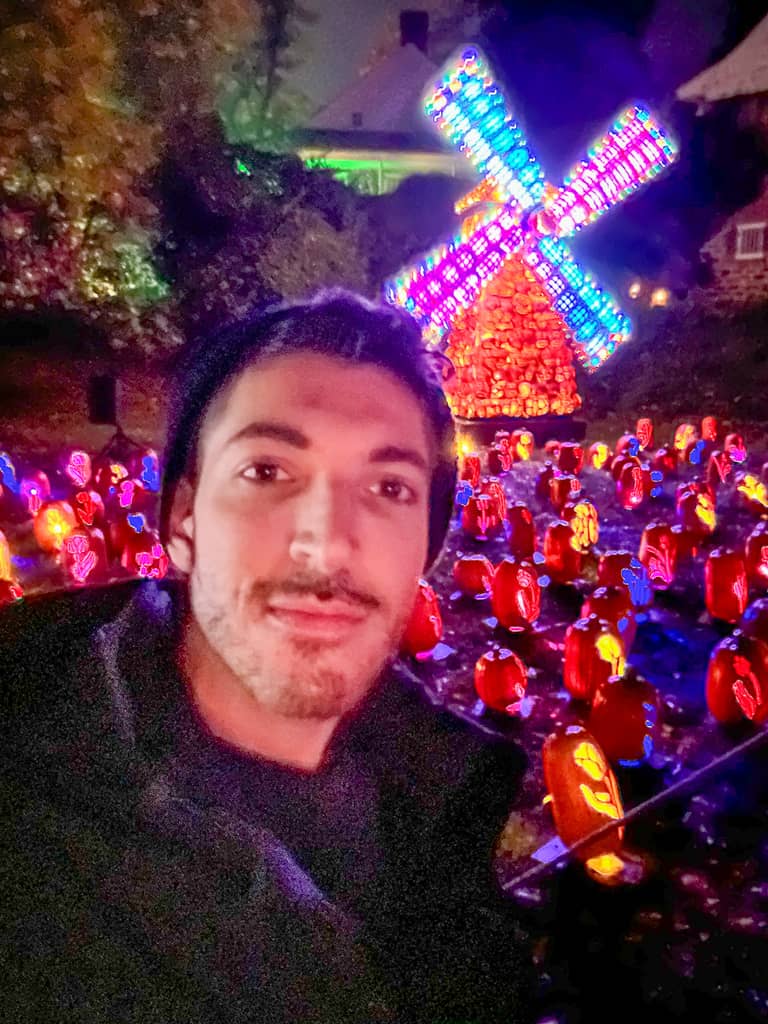 Rocky Trifari at the Great Jack O'Lantern Blaze