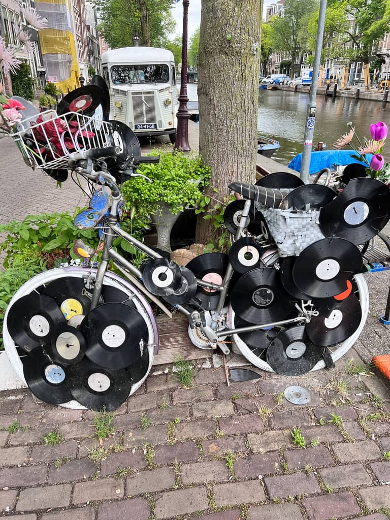 Bicycle street art