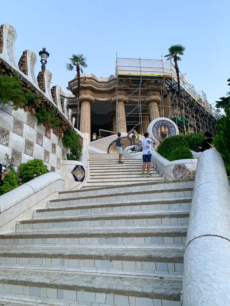 Park Guell renovations in 2019