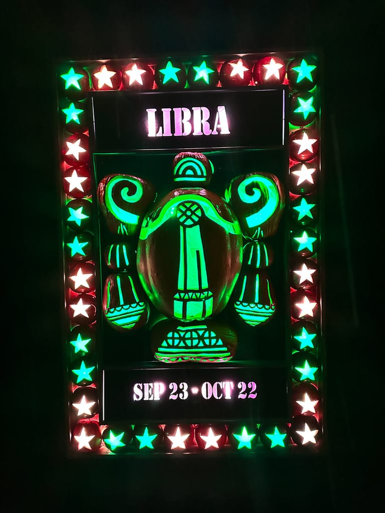 Libra at the Great Jack O'Lantern Blaze