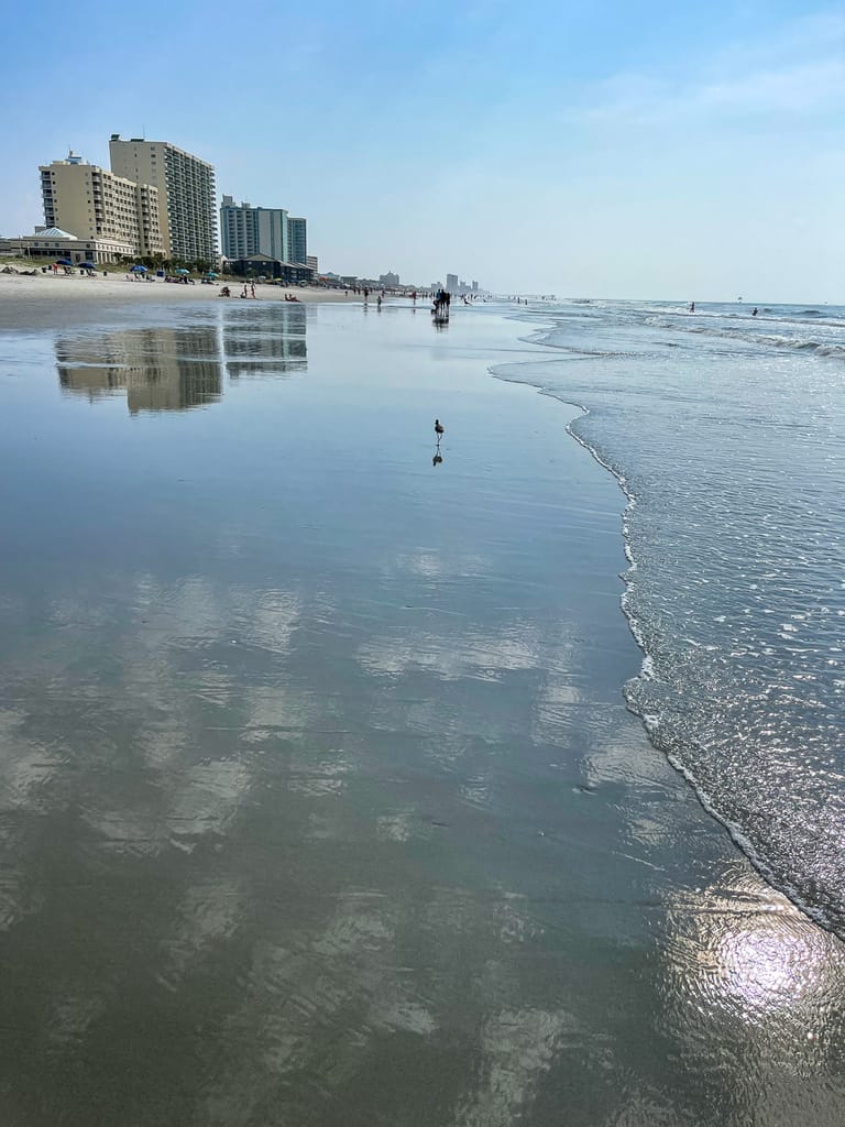 Empty beaches at Club Wyndham Ocean Boulevard