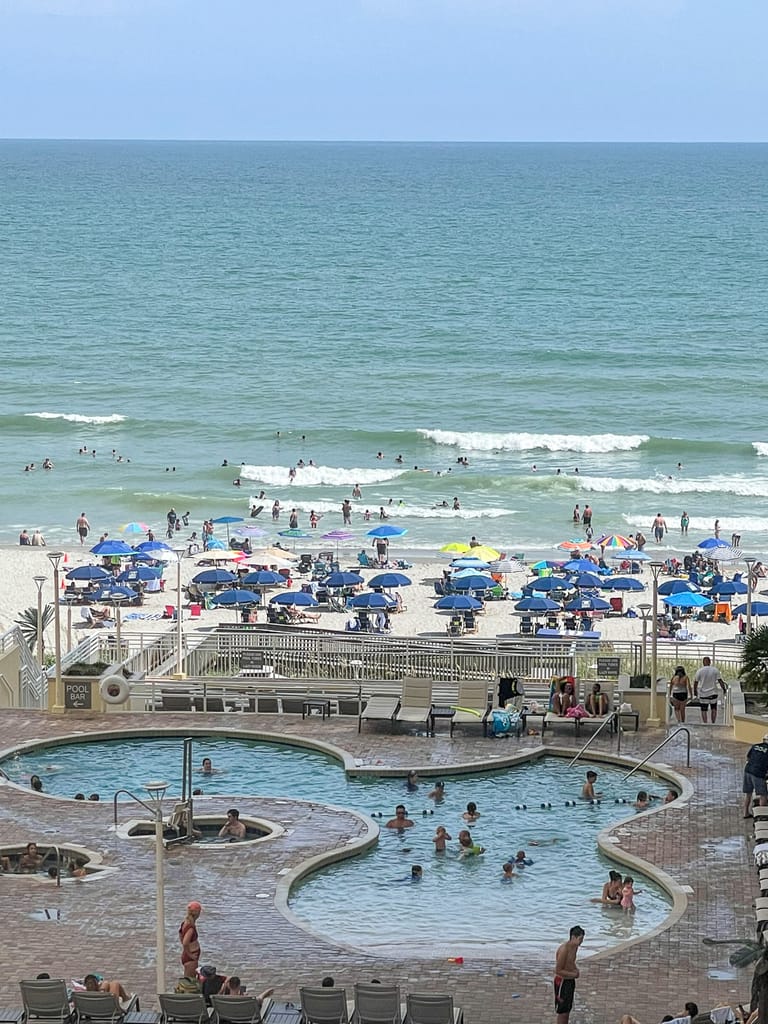 Our room's view at Club Wyndham Ocean Boulevard