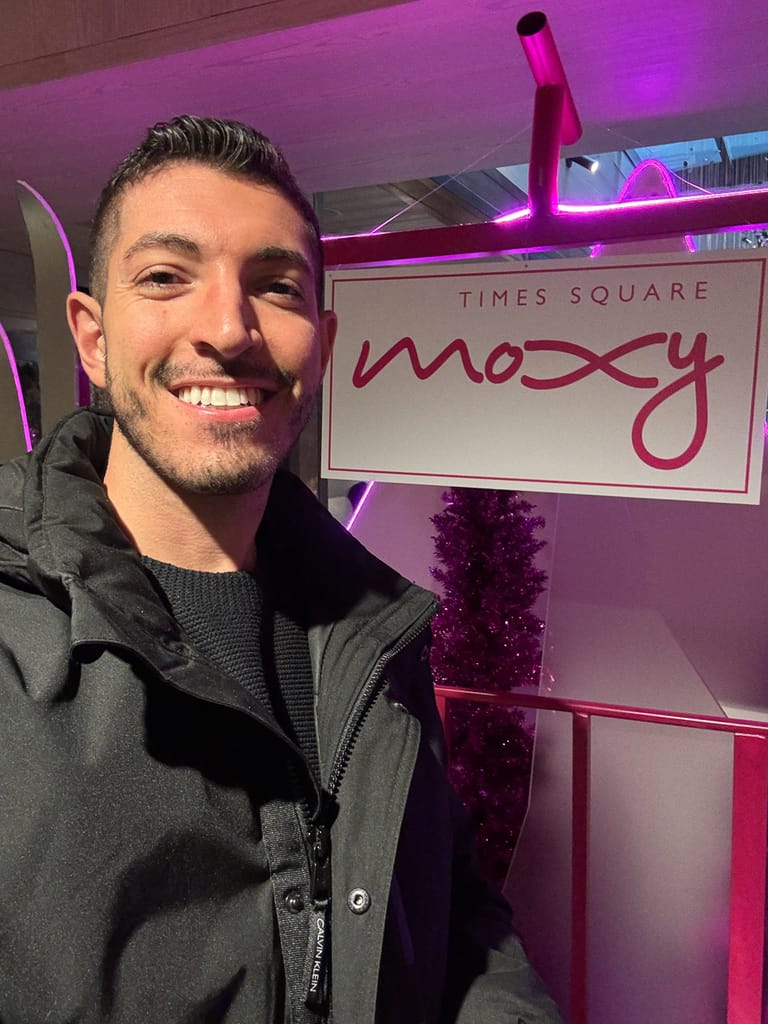 Booking a room at the Moxy Times Square