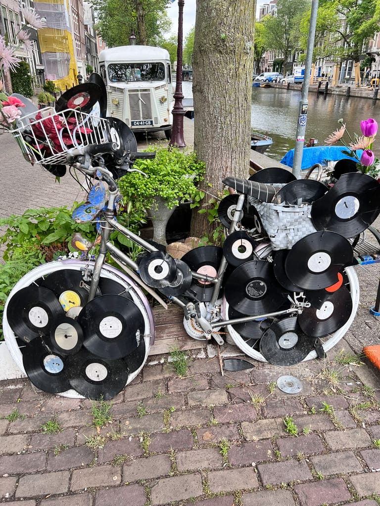 Bicycle street art