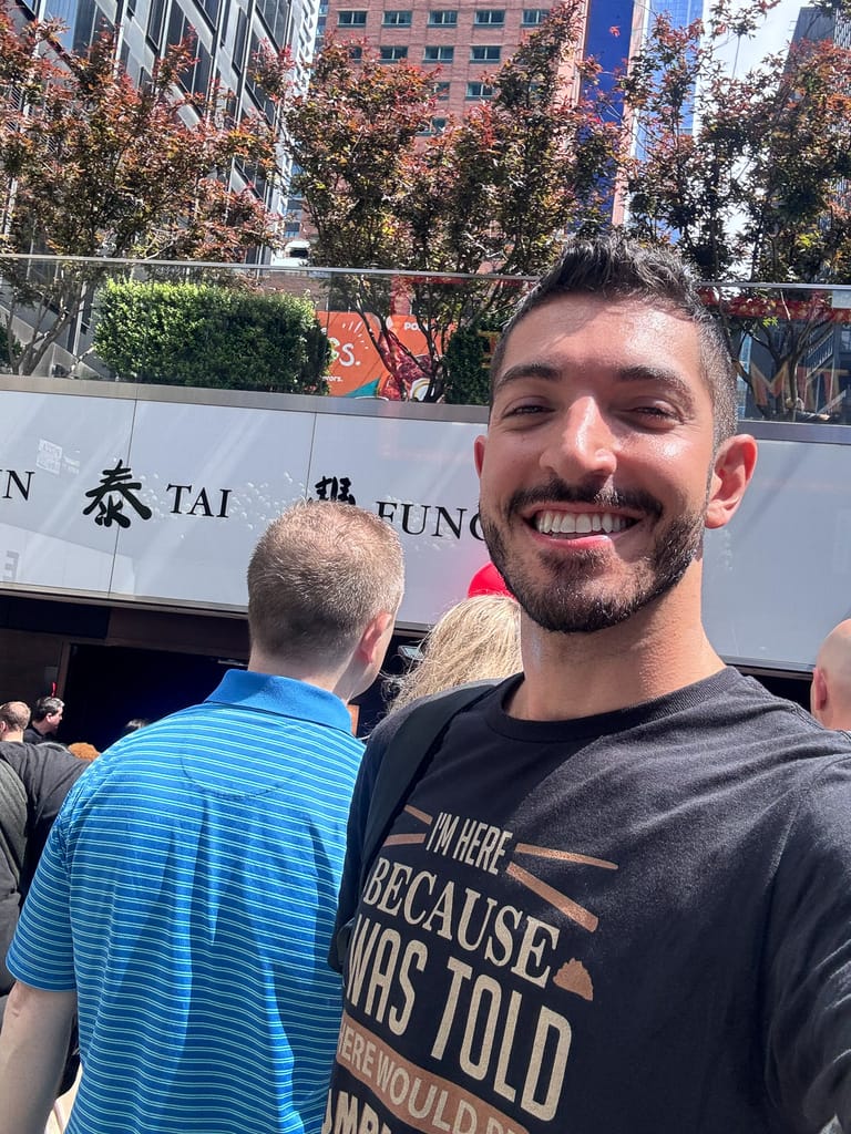 Leaving Din Tai Fung