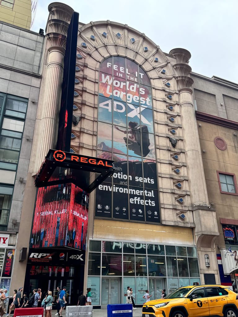 Regal Times Square: The World's Largest 4DX Theater