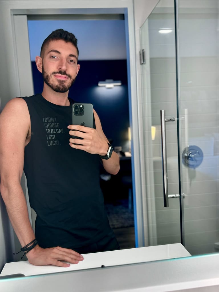 I didn't choose to be gay. I got lucky.
