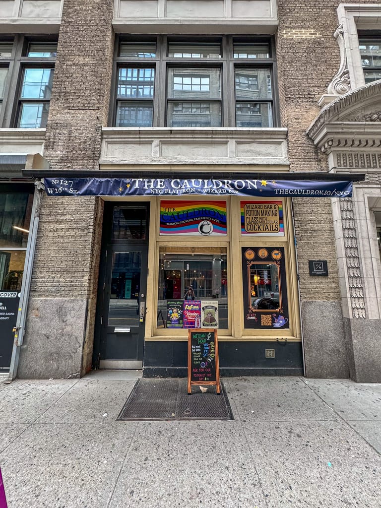 The front entrance to The Cauldron NYC Flatiron