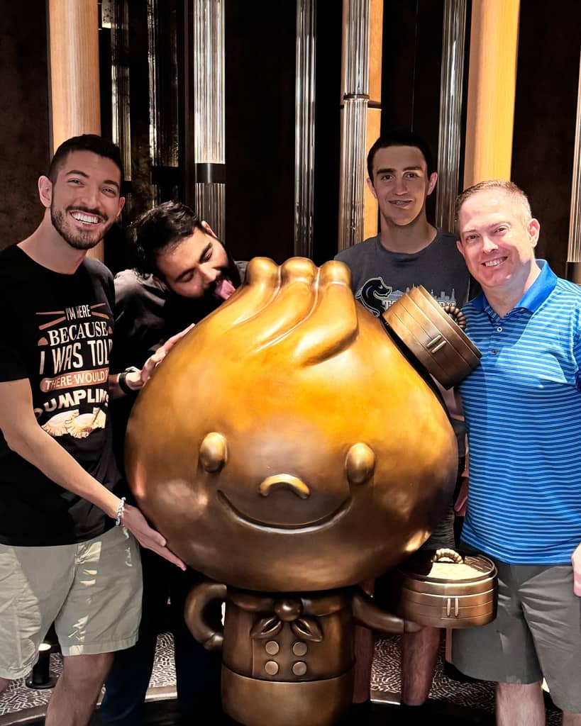 Group photo at Din Tai Fung