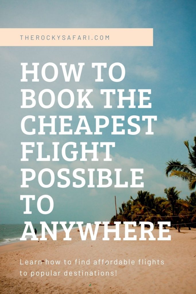 Pinterest Pin: How to Find Cheap Flights