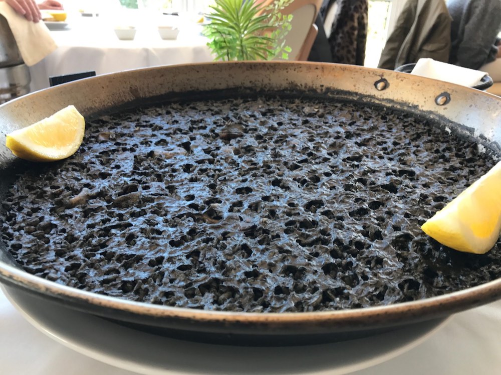 Arroz negro in Spain.