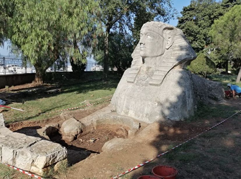 Restoring the Zadar Sphinx back to its original appearance.