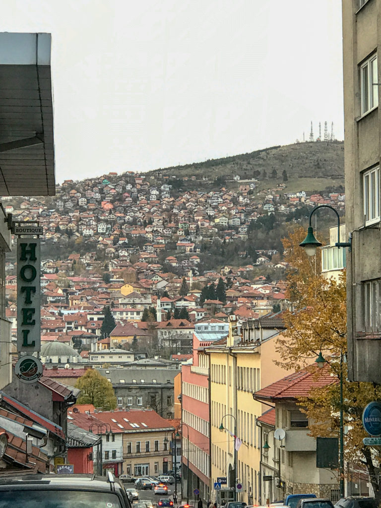 Sarajevo skyline view