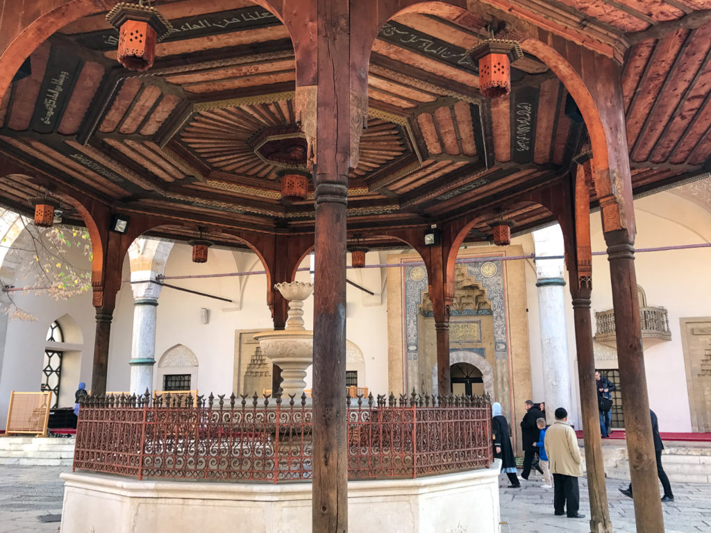 The Gazi Husrev-beg Mosque in Sarajevo