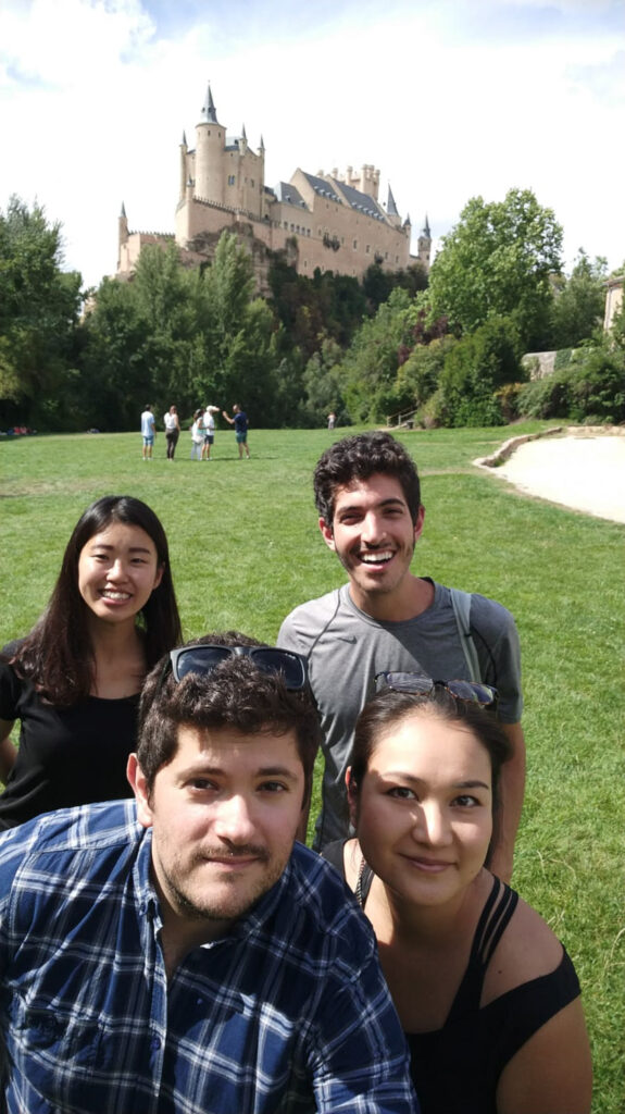 The Rocky Safari at the Alcazar of Segovia with friends.