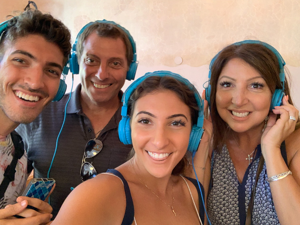 My family at Casa Batlló