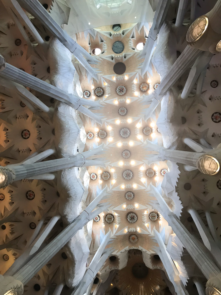 Tree pillars at La Sagrada Familia