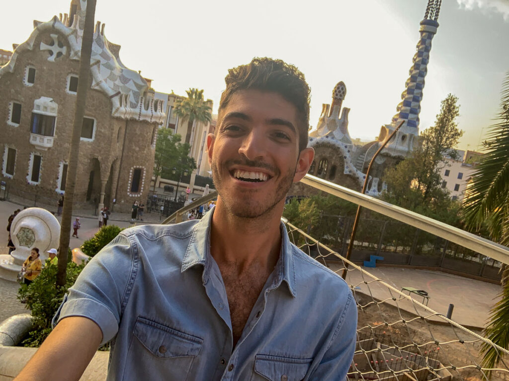 Selfie at the Gingerbread Gatehouse