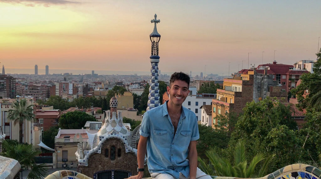 Rocky at Park Guell