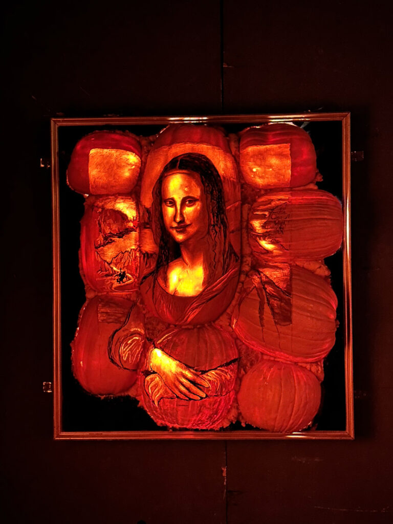 Pumpkin Mona Lisa