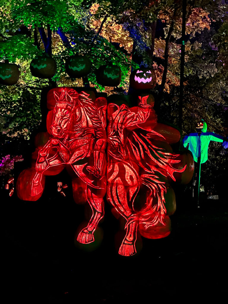 The Headless Horseman at the Great Jack O'Lantern Blaze