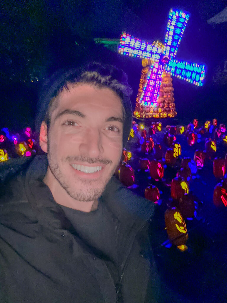 Selfie at the Great Jack O'Lantern Blaze