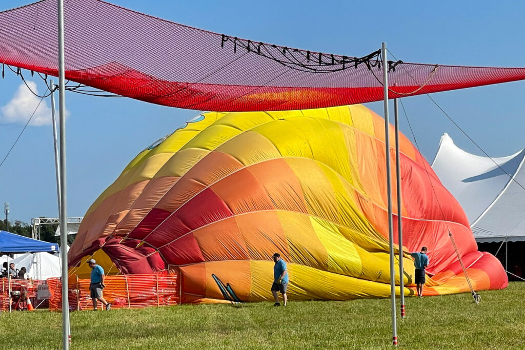 Pretty hot air balloon