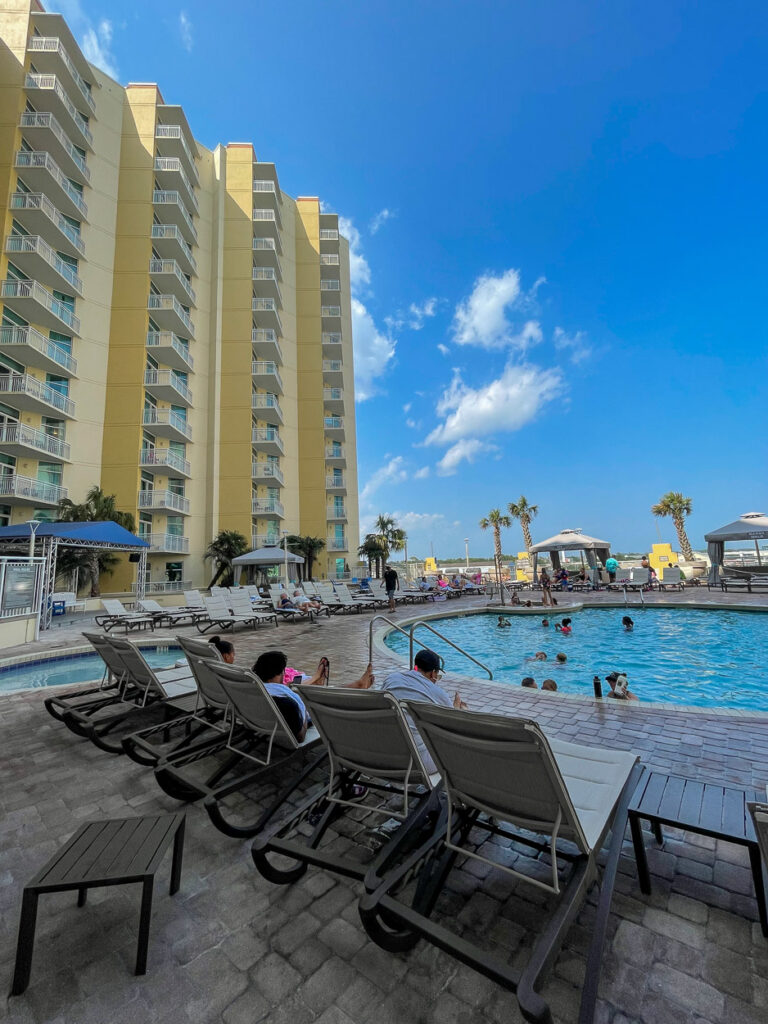 The pool at Club Wyndham Ocean Boulevard