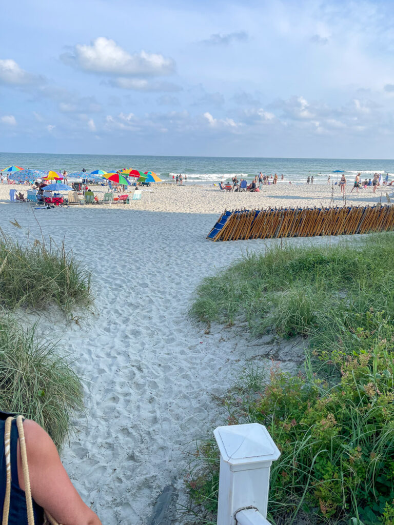 The beach access at Club Wyndham Ocean Boulevard