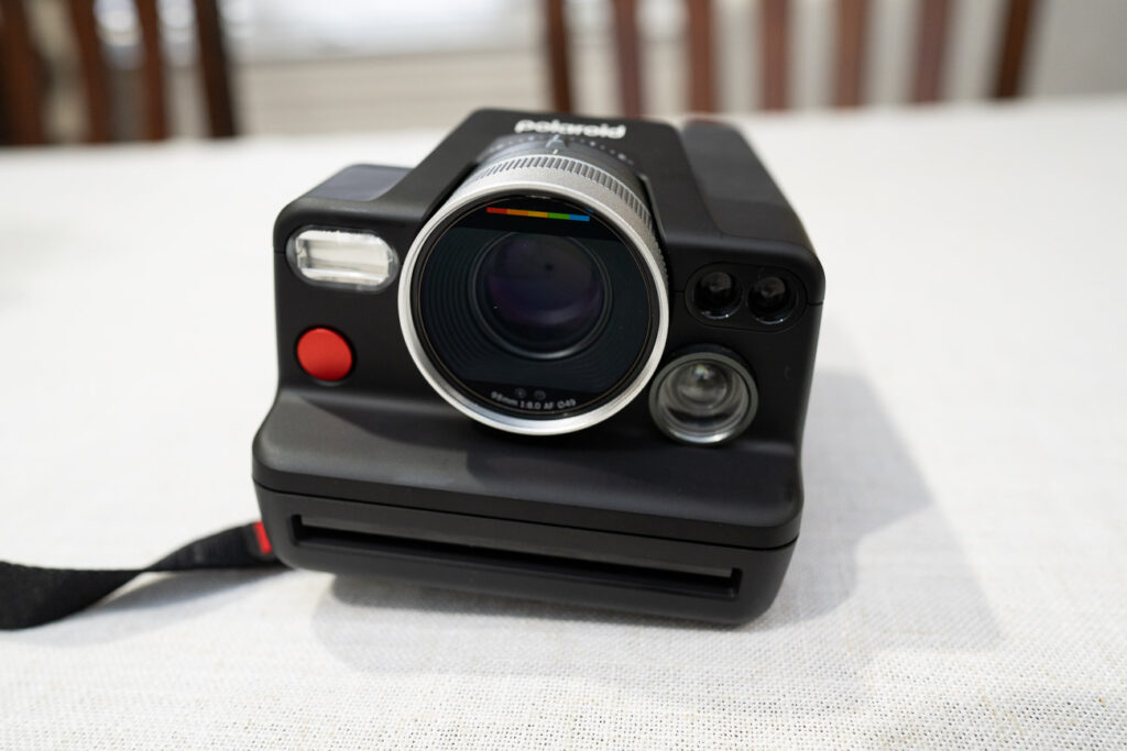 The Polaroid I-2 off-center view