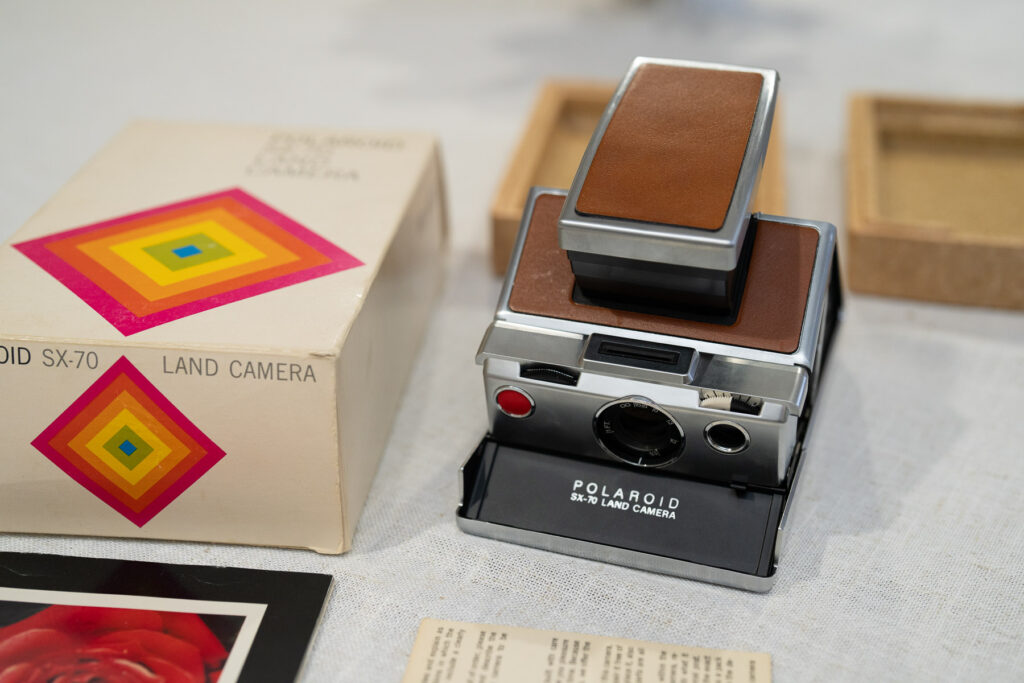 Unboxing a Polaroid SX-70 Land Camera