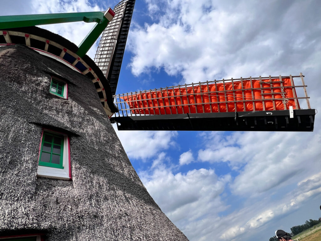 Zaanse Schans Windmill up close