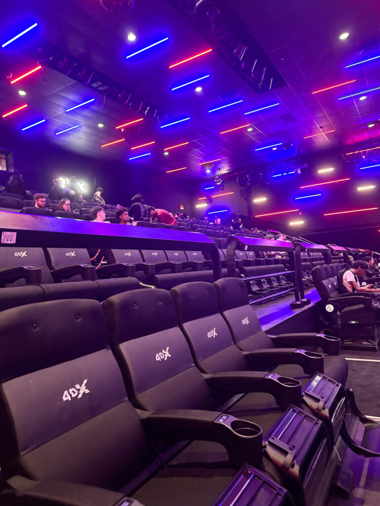 The 4DX Theater in Regal Cinemas Times Square