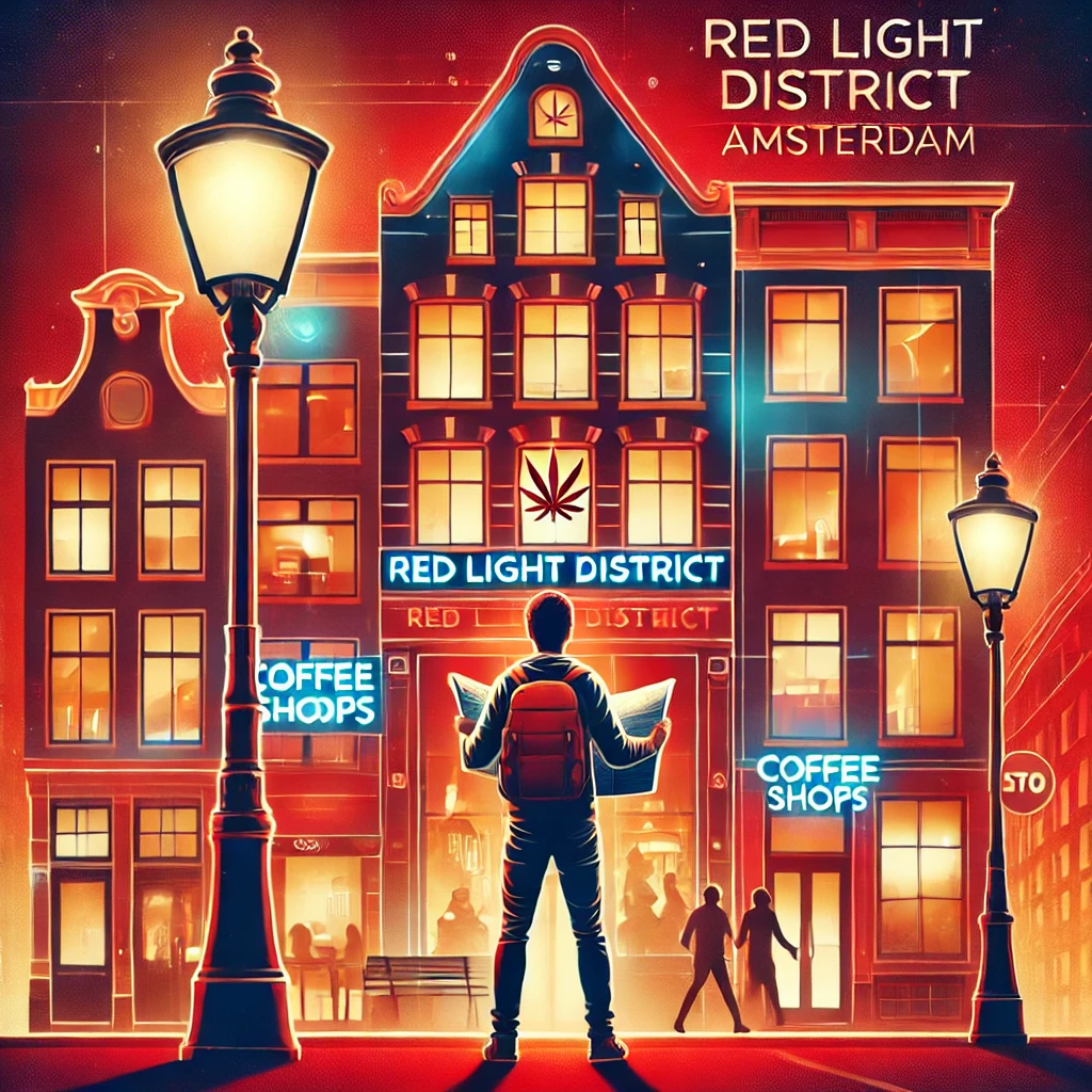 Red light district in Amsterdam