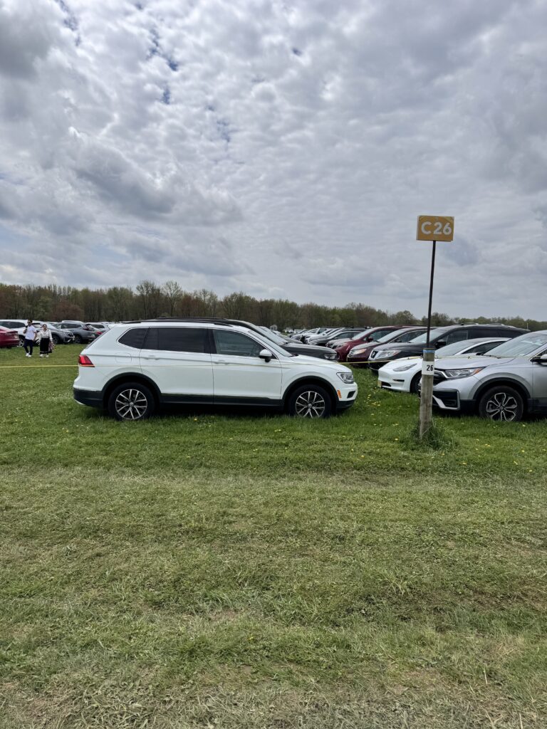 Parking at Holland Ridge Farm