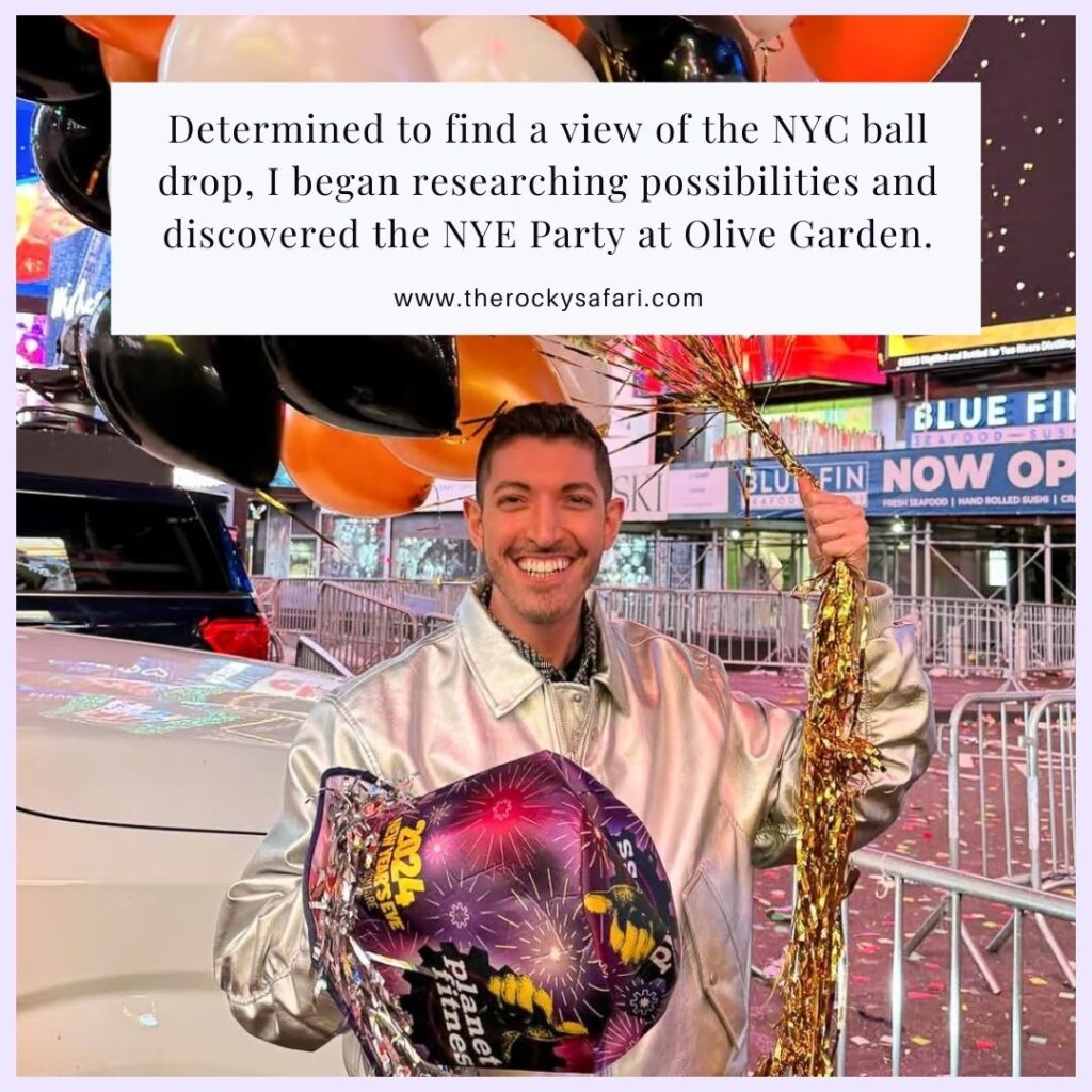 The Olive Garden NYE Party in Times Square